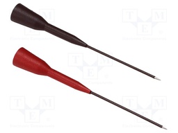 Protection cap for test probe; 3A; red and black; 300VDC; 2pcs.