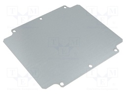 Mounting plate; steel; W: 184mm; L: 215mm; Series: EURONORD