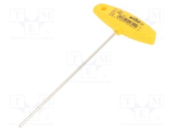 Key; hexagon keys; HEX 3/32"; Overall len: 176mm; Plating: nickel