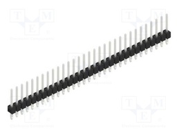Connector: pin strips; pin header; male; PIN: 31; 2.54mm; THT; 1x31