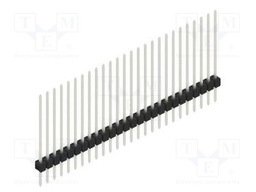 Connector: pin strips; pin header; male; PIN: 26; 2.54mm; THT; 1x26