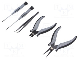 Kit: general purpose; ESD; bag; 5pcs.