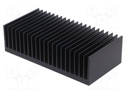 Heatsink: extruded; grilled; black; L: 150mm; W: 300mm; H: 83.5mm