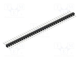 Connector: pin strips; pin header; male; PIN: 36; 2.54mm; SMT; 1x36