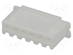 Plug; wire-board; female; XH; 2.5mm; PIN: 6; w/o contacts; for cable