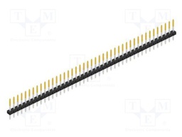 Connector: pin strips; pin header; male; PIN: 43; 2mm; THT; 1x43