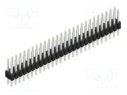 Connector: pin strips; pin header; male; PIN: 54; 1.27mm; THT; 2x27