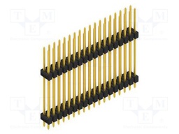 Connector: pin strips; pin header; male; PIN: 36; 2.54mm; THT; 2x18