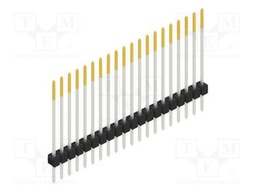 Connector: pin strips; pin header; male; PIN: 20; 2.54mm; THT; 1x20