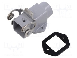 Enclosure: for HDC connectors; CKA; size 21.21; Gland holes: 1