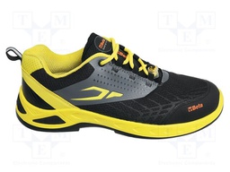 Shoes; Size: 39; yellow-black; fabric; slip,perforation,impact