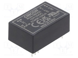 Converter: DC/DC; 10W; Uin: 43÷160V; 15VDC; Iout: 666mA; 16g; 240kHz
