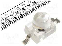 LED; SMD; Gull wing; red; 120÷600mcd; 2.5x2x2.8mm; 20°; 1.85÷2.5V