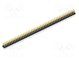 Connector: pin strips; pin header; male; PIN: 92; 2mm; THT; 2x46