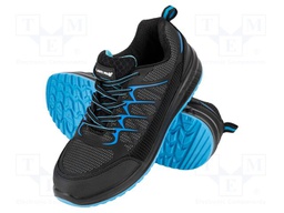 Shoes; Size: 46; black/blue; knitwear; slip; with metal toecap