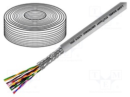 Wire; UNITRONIC® LiYCY (TP); 3x2x1mm2; tinned copper braid; PVC