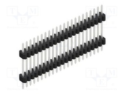 Connector: pin strips; pin header; male; PIN: 22; 1.27mm; THT; 1x22