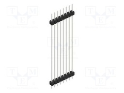 Connector: pin strips; pin header; male; PIN: 8; 2.54mm; THT; 1x8