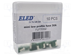 Fuse: fuse; 30A; 58VDC; automotive; 10.9mm; 10.9x3.8x8.73mm