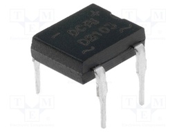 Single-phase bridge rectifier; Urmax: 200V; If: 1A; Ifsm: 50A; DB-1
