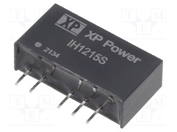 Converter: DC/DC; 2W; Uin: 12V; Uout: 15VDC; Uout2: -15VDC; Iout: 66mA