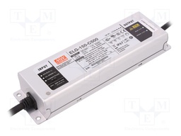 Power supply: switched-mode; LED; 150W; 150÷300VDC; 500mA; IP67