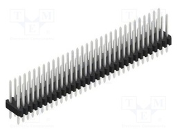 Connector: pin strips; pin header; male; PIN: 64; 1.27mm; THT; 2x32