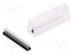 Connector: pin strips; pin header; male; PIN: 34; 2.54mm; SMT; 2x17