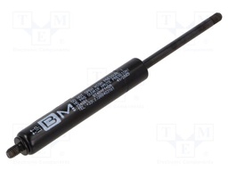 Gas spring; Thread: M6; E: 155mm; Øout: 15mm; Piston diam: 6mm; 400N