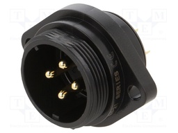 Socket; SY21; male; PIN: 4; IP67; soldering; -40÷85°C