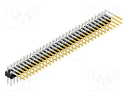 Connector: pin strips; pin header; male; PIN: 62; 2.54mm; THT; 2x31