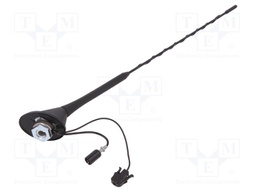 Antenna; car top; 0.4m; AM,FM; Fiat,Renault,Seat,Škoda,VW; 0.2m