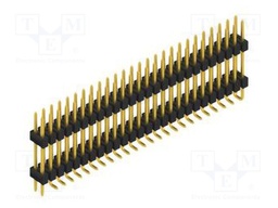 Connector: pin strips; pin header; male; PIN: 52; 2.54mm; SMT; 2x26