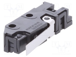 Microswitch SNAP ACTION; with lever; SPST-NO; OFF-(ON); Pos: 2