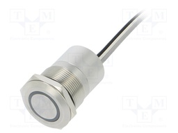 Switch: capacitive; Pos: 2; SPST-NO; 0.01A/12VDC; IP68; OFF-(ON)