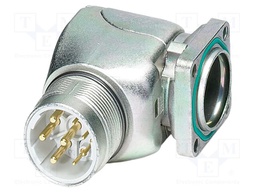 Connector: M23; socket; PIN: 6; male; crimped; shielded; IP67; SF; 30A