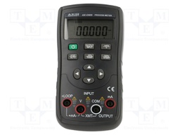 Calibrator; loop; VDC: 0÷28V; I DC: 0÷22mA; Current source: 0÷22mA