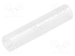 Spacer sleeve; LED; Øout: 4mm; ØLED: 3mm; L: 18.5mm; natural; UL94V-2