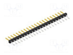 Connector: pin strips; pin header; male; PIN: 22; 2mm; SMT; 1x22