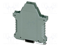 Enclosure base; grey; UL94V-0; ME 17,5; for DIN rail mounting