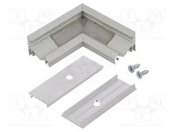 Connector 90°; natural; aluminium; Application: CORNER10