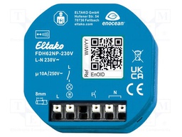 Executive module; EnOcean; plaster embedded; 230VAC; NO; Ch: 1