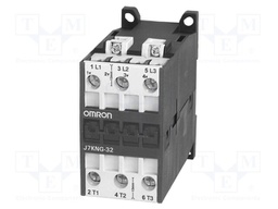 Contactor: 3-pole; NO x3; 24VDC; 32A; for DIN rail mounting; J7KN