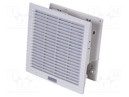 Fan: AC; axial; 230VAC; 550m3/h; 65dBA; ball bearing; IP54; RAL 7035