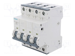 Circuit breaker; 230/400VAC; Inom: 16A; Poles: 3+N; DIN; Charact: B