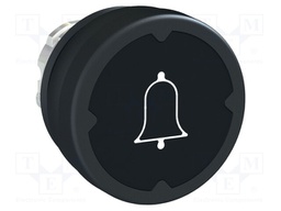 Switch: push-button; Stabl.pos: 1; 22mm; black; Illumin: none; IP66