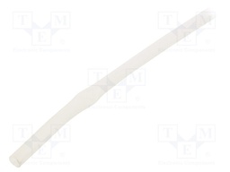 Insulating tube; Mat: silicone; natural; Øint: 3.5mm
