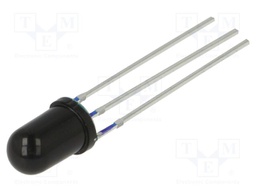 Integrated IR receiver; 38kHz; 2.7÷5.5V; 70°; 940nm