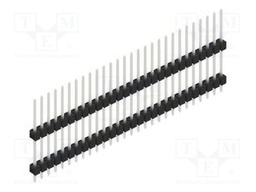 Connector: pin strips; pin header; male; PIN: 28; 2.54mm; THT; 1x28