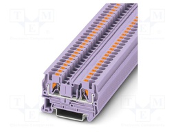 Splice terminal: rail; PT; 32A; 800V; push-in; PA; L: 35.3mm; W: 6.2mm
